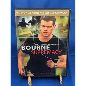 The Bourne Supremacy DVD Full Screen Matt Damon 2004 Universal PG-13